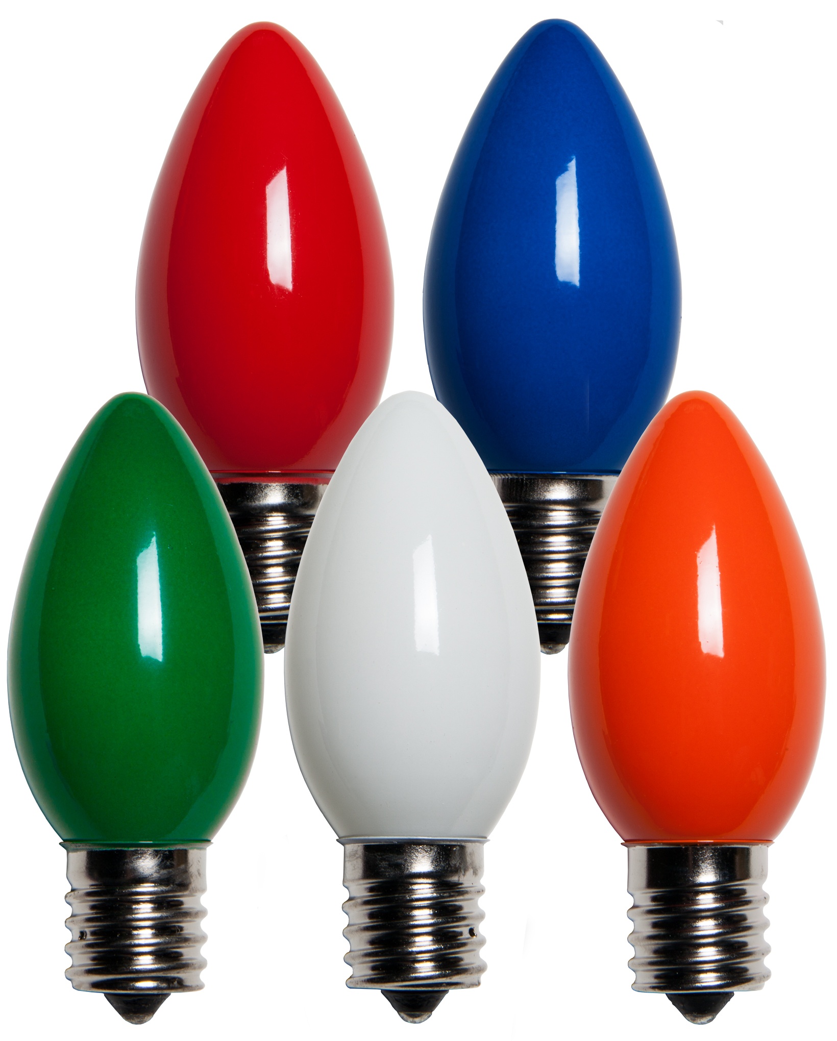C9 Multicolor Opaque Bulbs Wintergreen Corporation