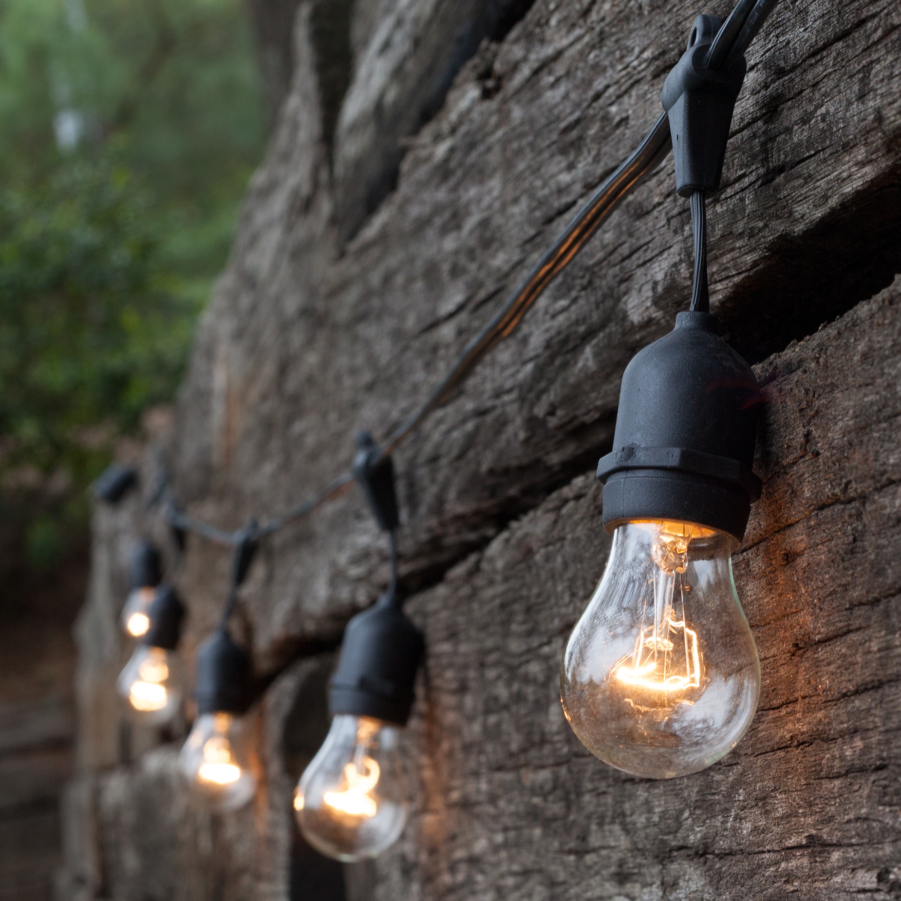 Patio Lights Commercial Clear String A15