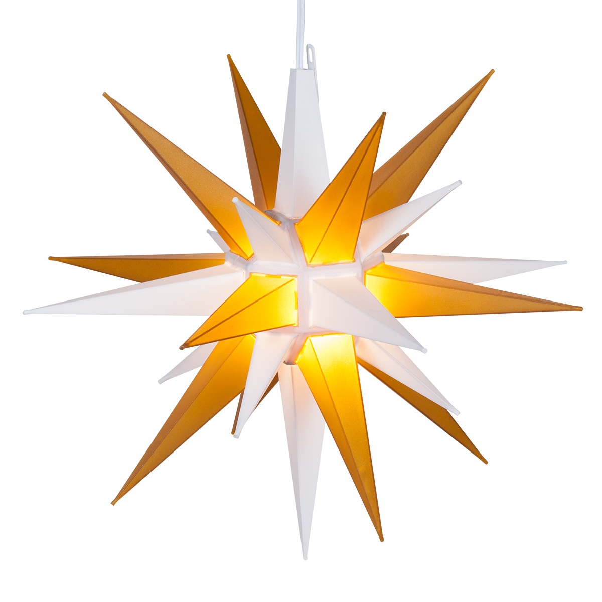 White LED Moravian Star - Wintergreen Corporation