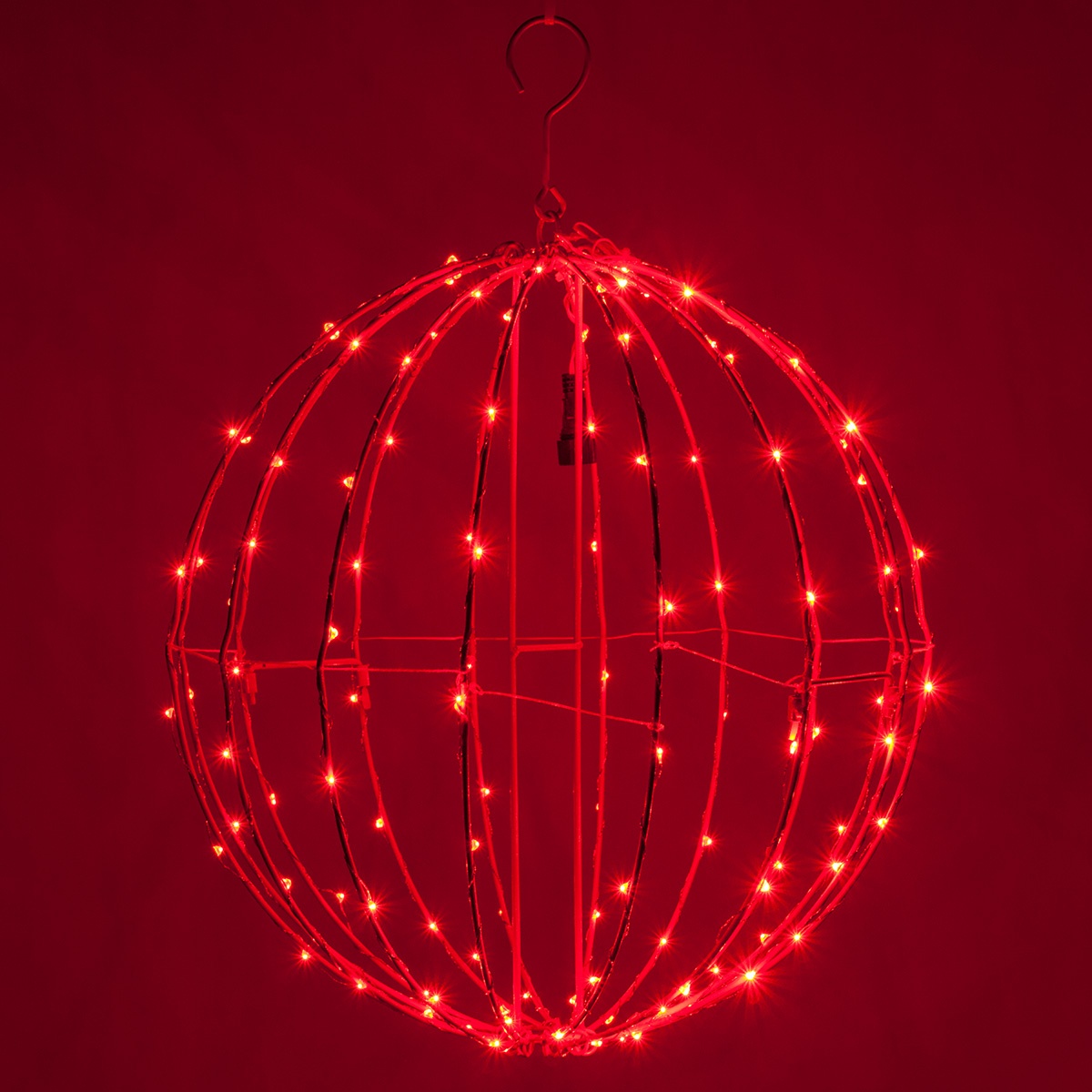 Red Led Fairy Light Ball Fold Flat Frame Wintergreen Red Led Fairy Light Ball Fold Flat Frame