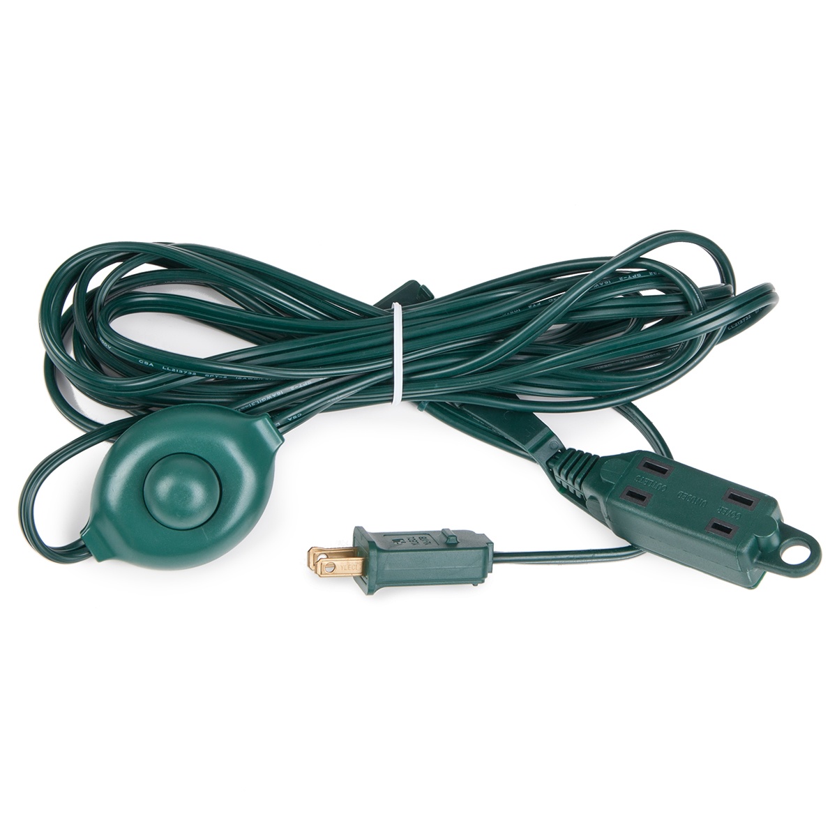 Green Multi Outlet Extension Cord - Wintergreen Corporation