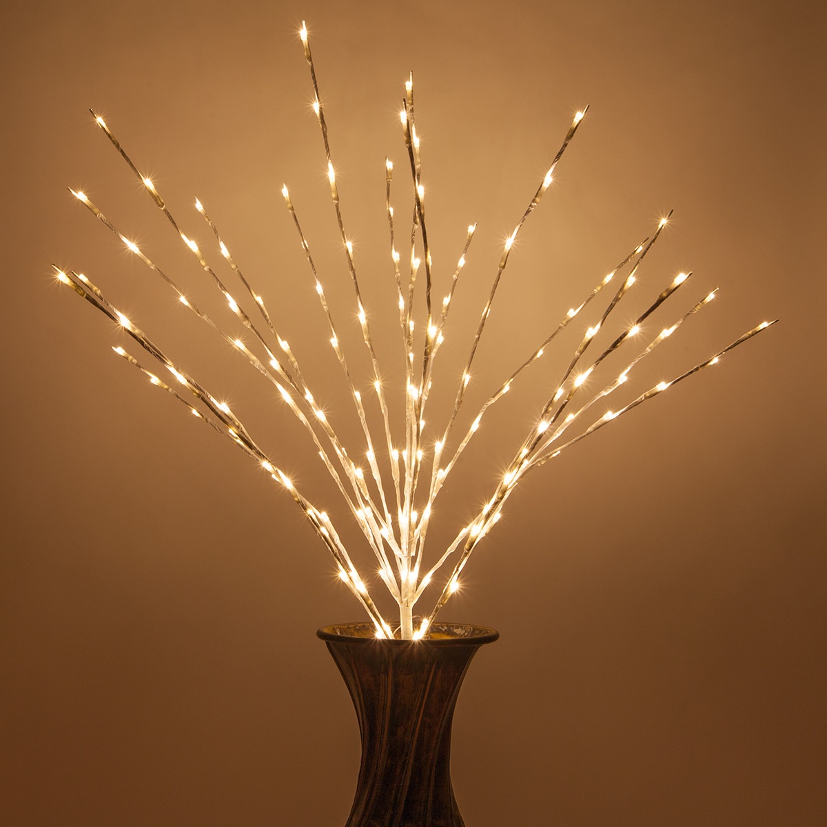 White Lighted Branch, Warm White LED Wintergreen Corporation
