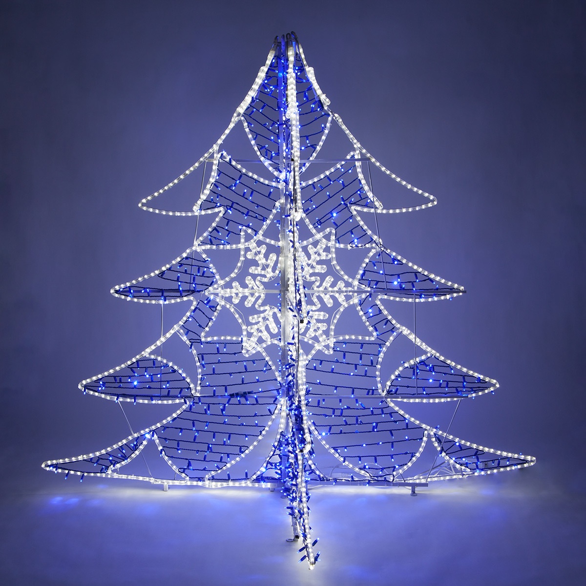 ice white led christmas tree lights