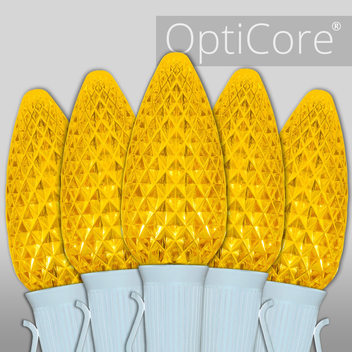 Christmas Lights C9 Gold Opticore Commercial LED Christmas Lights