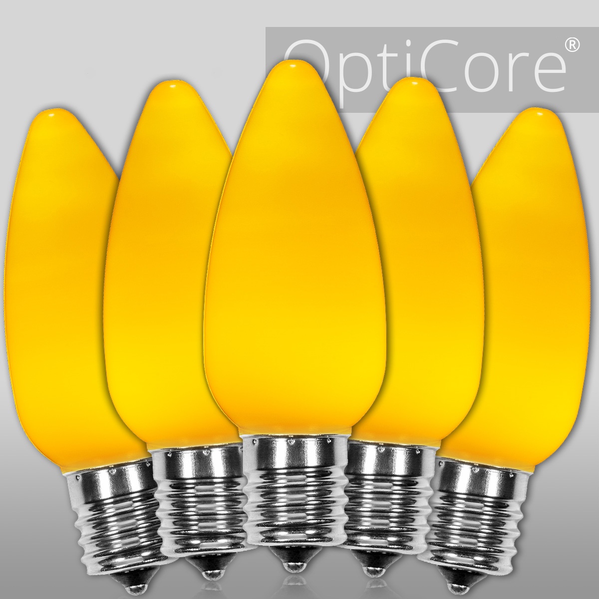 C9 120V Gold LED Replacement Bulbs Wintergreen Corporation