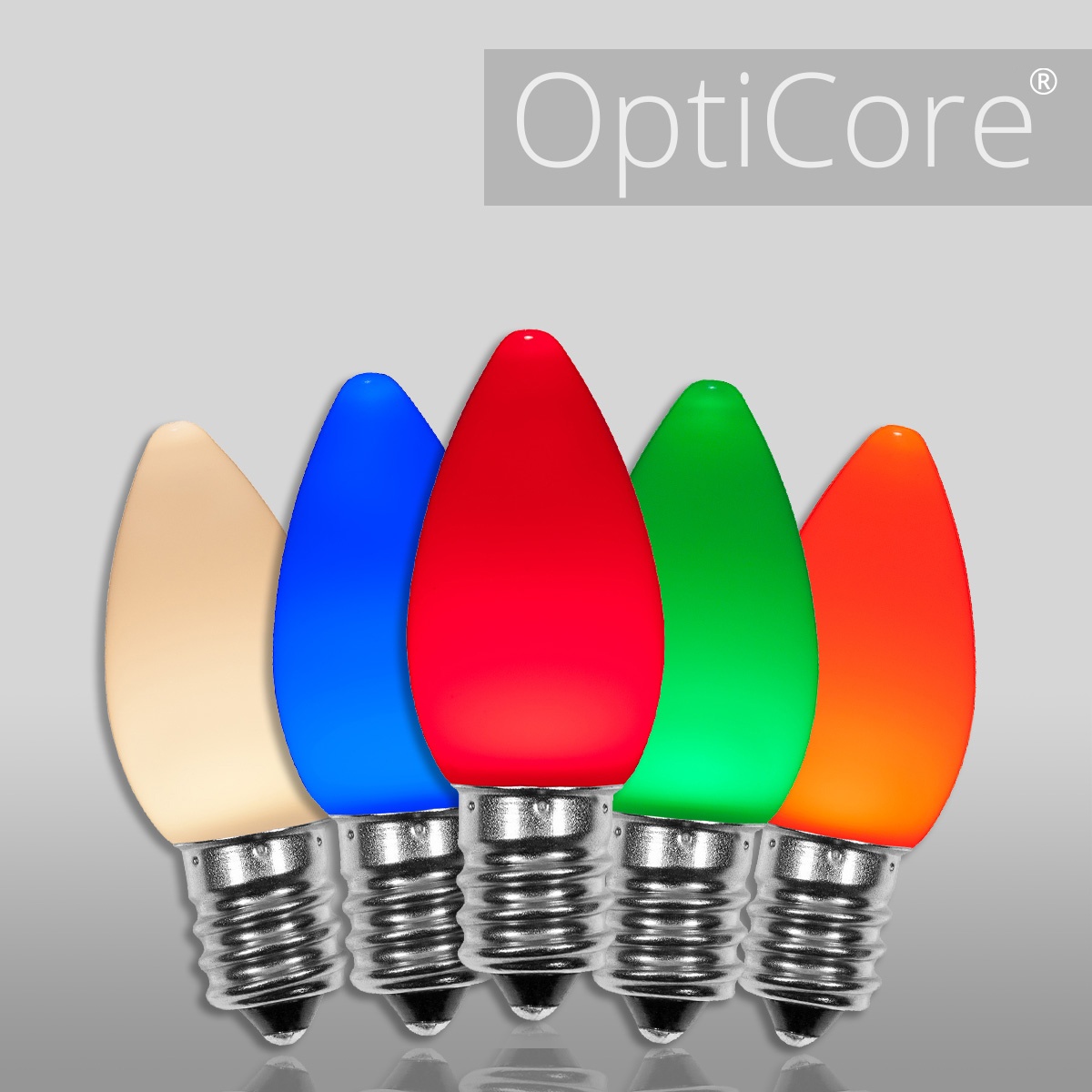 Wintergreen Lighting OptiCore C7 LED Warm White Smooth/Opaque